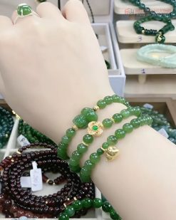 Chuỗi Vòng Ngọc Bích mix Tỳ Hưu