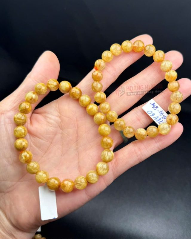 Vòng Đá Thạch Anh Tóc Vàng