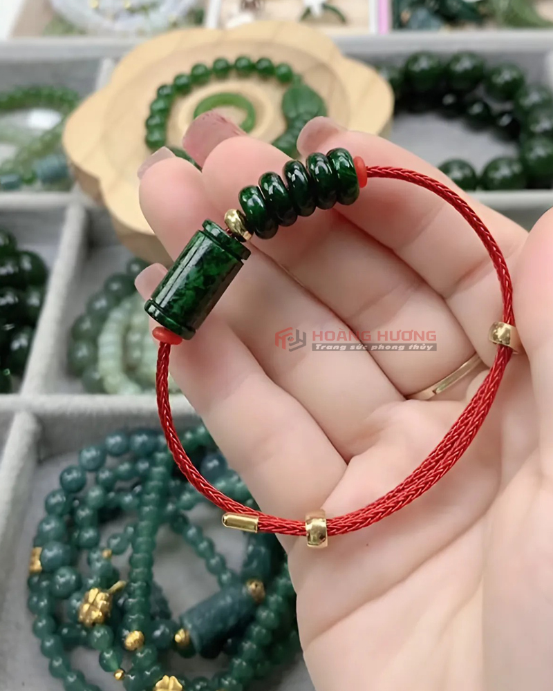 Vòng Ngọc Cẩm Thạch Sơn Thủy