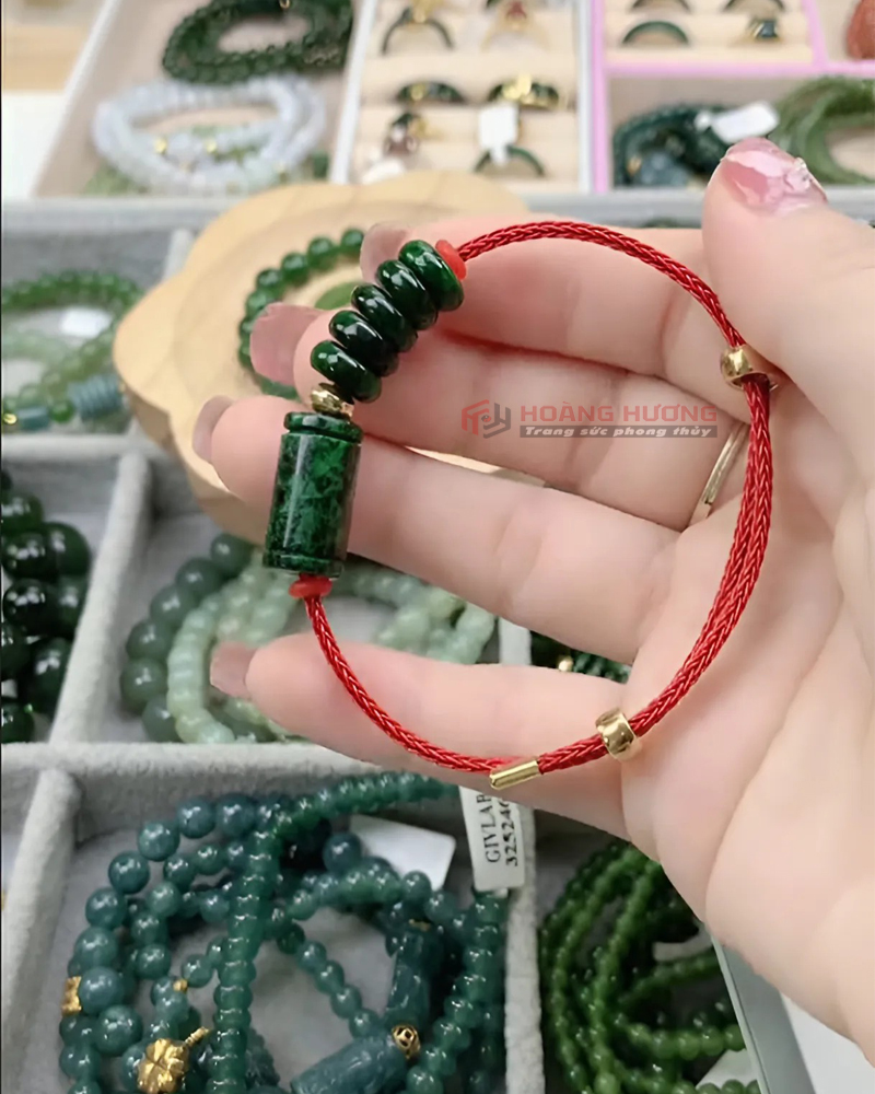 Vòng Ngọc Cẩm Thạch Sơn Thủy