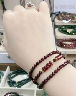 Vòng Tay Đá Garnet Ngọc Hồng Lựu​