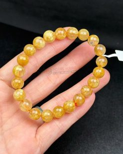 Vòng Tay Đá Thạch Anh Tóc Vàng