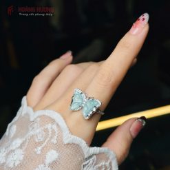 Nhẫn Ngọc Phỉ Thúy Hồ Điệp