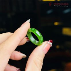 Nhẫn-Ngọc-Bích-Xanh-Táo