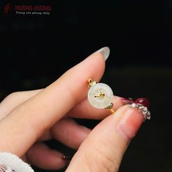 Nhẫn-Phỉ-Thuý-Băng-Trắng